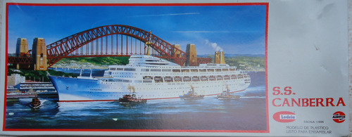 Lodela Airfix S S Camberra Escala 1/600 No Revell Tamiya (Usado)
