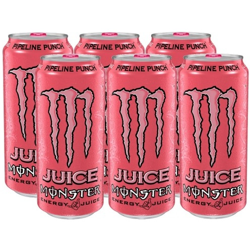 Energético Monster Pipeline Punch 473ml - 6 Unidades