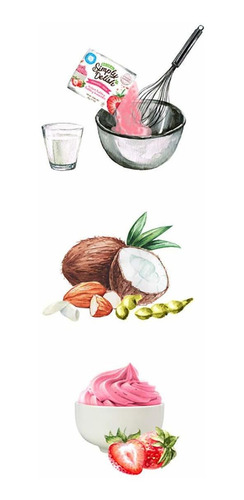 Simplemente Instantánea Deliciosa Fresa Pudín Natural - Sin