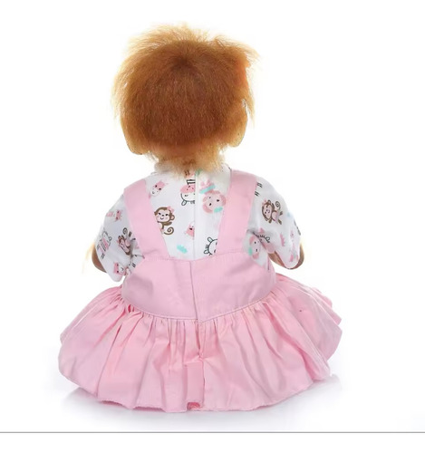 Bebé Reborn Chango Flexible De Vinilo De Silicona 52cm