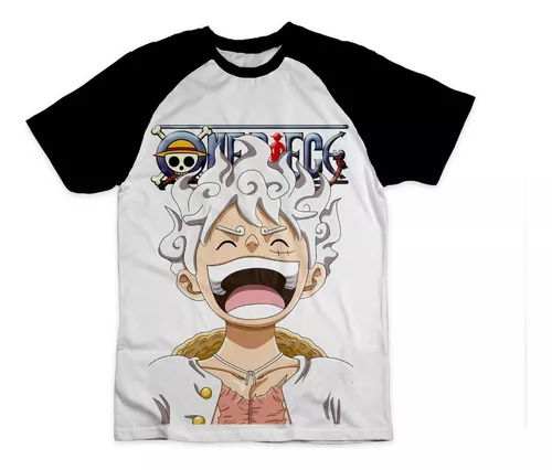 Camiseta Basica Anime One Piece Luffy Gear 5 laughing rindo em Promoção na  Americanas