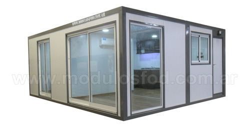 Imagen 3 de 13 de Modulo Habitacional Vivienda Doble Container Movil Rio Negro