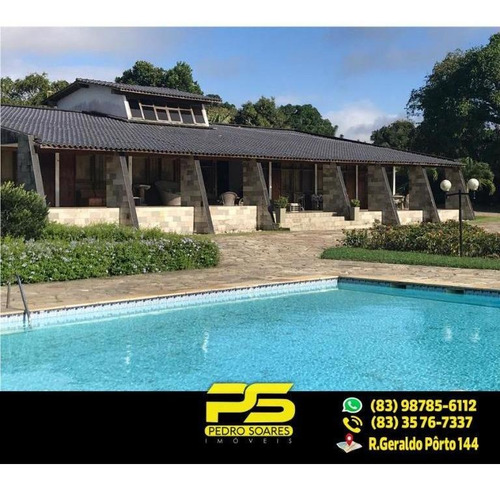 Chácara Com 6 Dormitórios À Venda, 10000 M² Toda Desenhada Em Jardim, Casa Com 600m², Por R$ 2.000.000 - Pernambuco. - Ch0004