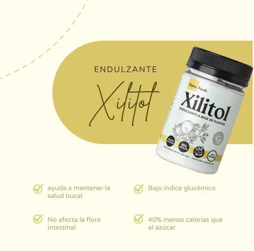 Endulzante Natural Vegano 0 Calorias Xilitol