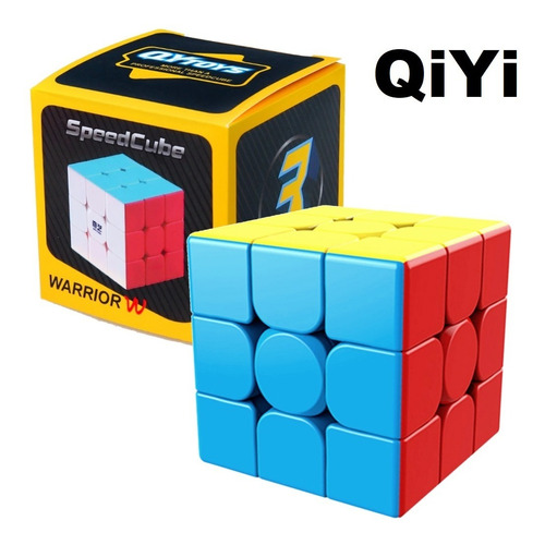 Imagen 1 de 9 de Cubo Rubik 3x3 Qiyi Warrior Stickerless Speed Cube Original