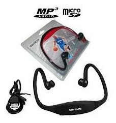 Mp3 Vincha Sport Con Memoria De 8gb Sin Cable Gym Videcom