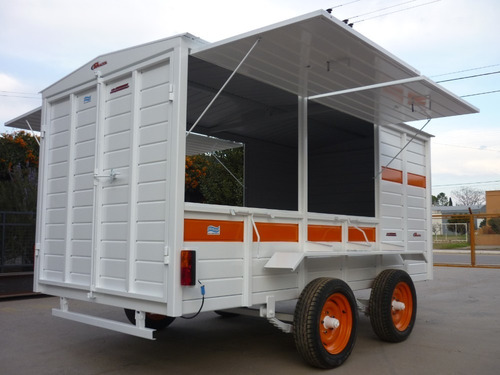 Imagen 1 de 25 de Acoplado Trailer 6 Cheques Cerrado Taller Rodante 3.5 Mts