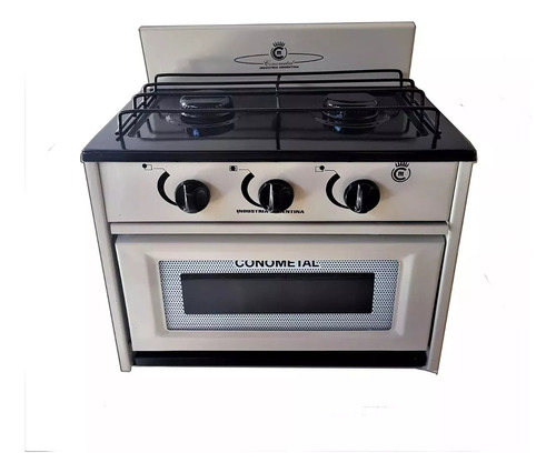 Anafe Cocina 2 Hornallas Con Horno Gas Natural Premium