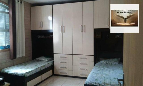 Imagem 3 de 9 de Casa 03 Dormitórios, 02 Banheiros ,churrasqueira Residencial À Venda, Jardim Silvana, Santo André. - Ca0008