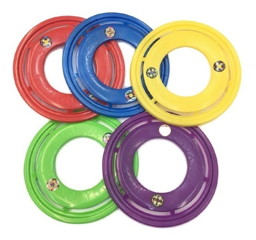 6 Discos Frisbees 25 Cms Ideales Para Mascotas Envío Gratis!