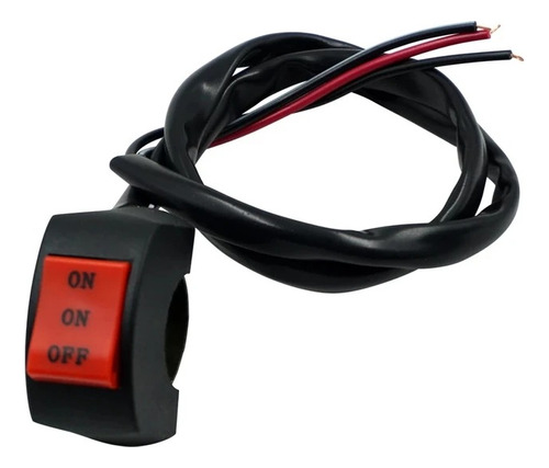 Switch Suiche Universal Para Moto Luces On/on/off 3 Pases