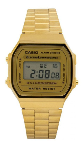 Reloj Casio A_168wg_9w Dorado Hombre