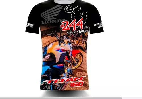 Camisa/camiseta Motos 244 Não É Crime - Grau