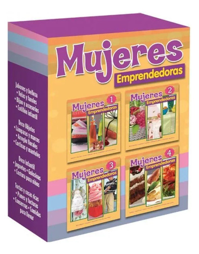 Set 4 Libros Mujeres Emprendedoras Emprendimientos Negocios