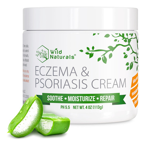 Wild Naturals Eczema & Psoriasis Crema, 118.29ml (4 Oz)