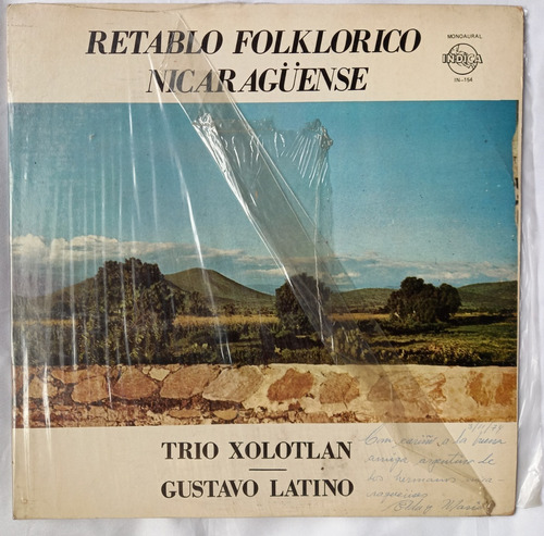 Trio Xolotlan Gustavo Latino Retablo Folklorico Vinilo Kktus