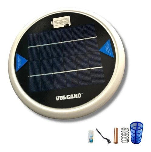 Ionizador solar para piletas Vulcano ION-100 blanco con capacidad hasta 100000L