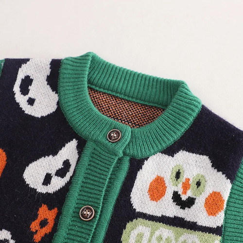 Conjunto De Pantalones De Punto Con Dibujos Animados Para Ni