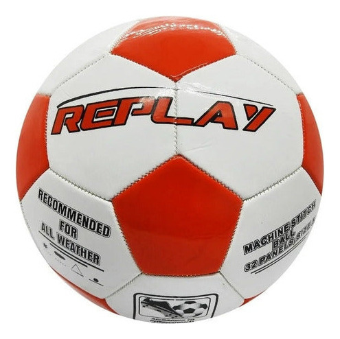 Pelota De Futbol Replay Shine 7085 Color Rojo