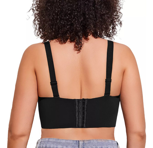 Sujetador Push Up Sin Tirantes De Talla Grande Para Mujer