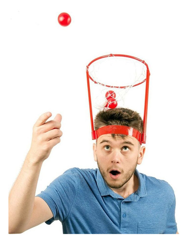 Juego Aros Pelotas Malabares Cabeza Diadema Basket Canasta