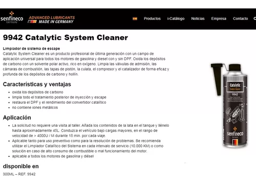 Limpiador Catalizador Sistema Gasolina · 300ml