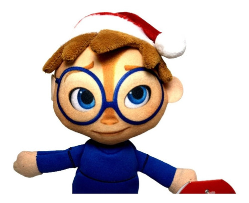 Imagem 2 de 5 de Boneco Pelúcia P Simon Natal - Alvin E Os Esquilos Original