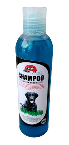 Shampoo Extra Negro Animal Life Champú Para Perros 250 Ml