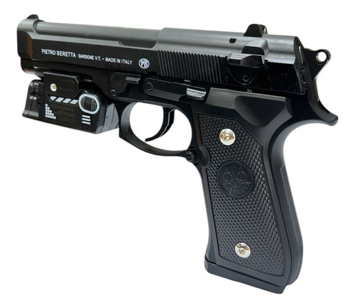 Pistola Fusil Beretta - Q9b Linterna Laser Airsoft Negro