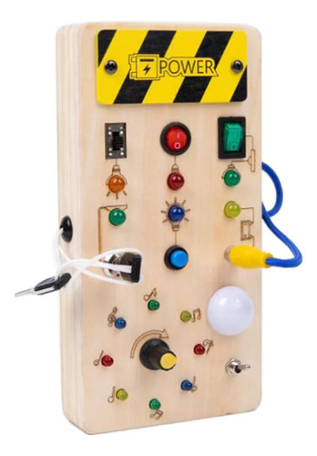 .tablero Led Ocupado Tablero Sensorial De Madera Led Para