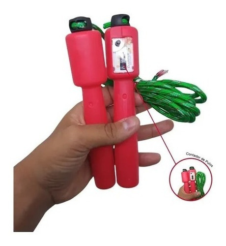 Corda De Pular Simples 2,50m Infantil Pula Corda C/ Contador