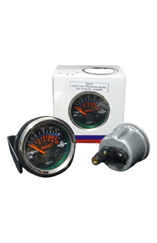 Reloj Presión De Aceite Eléctrico 12v Con Válvula.