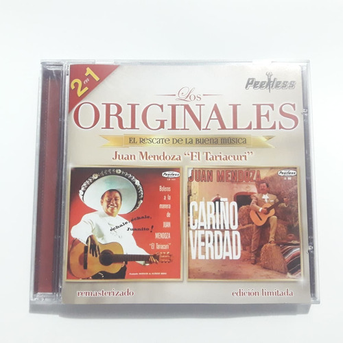 Juan Mendoza El Tariacuri - Los Originales Peerless / Cd