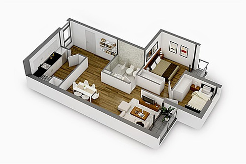 Imagen 9 de 10 de Apartamento 2 Dormitorios - Parque Batlle - Vis