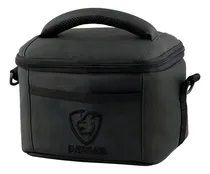 Comprar Bolsa mochila térmica fitness frasqueira marmita academia treino dieta pequena lancheira luxo passeio Everbags Preto