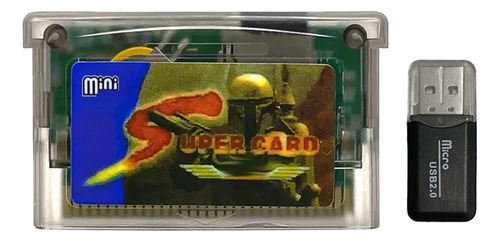 Adaptador De Tarjeta Sd Supercard Game Cartridge Para Sp Gbm