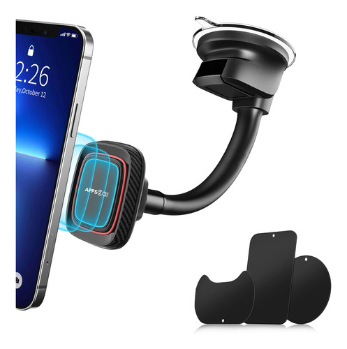 Apps2car Magnetic Car  Holder Mount With 6 Strong Magnets, .