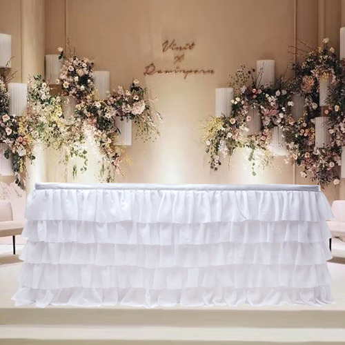 Mantel De Tul, Falda De Mesa, Tutú, Vajilla Para