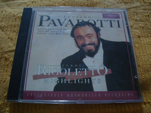 Luciano Pavarotti- Verdi Rigoletto-cd Teatro Dell Opera Ro 