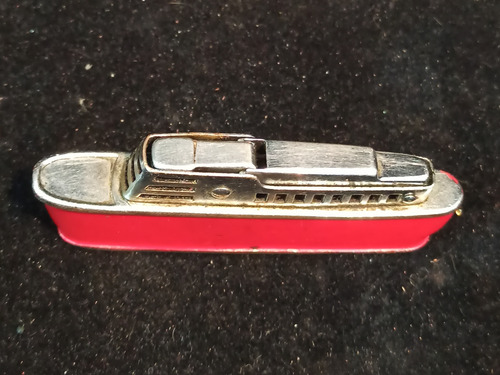 Antiguo Encendedor Sarome Símil Barco A Bencina (Usado)