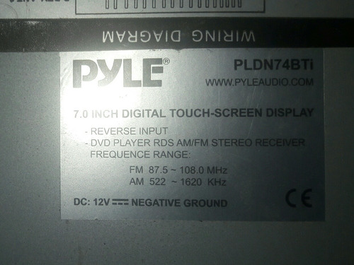 Reproductor Pyle Doble Din