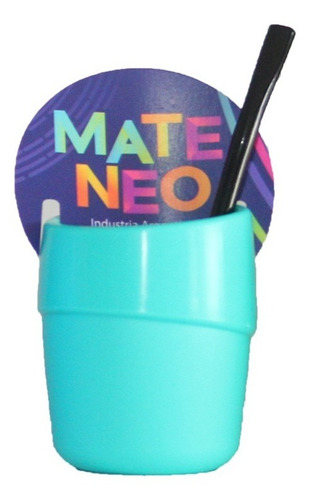 40 Mate + Bombilla + Disco Autolimpiante Colores Mayorista