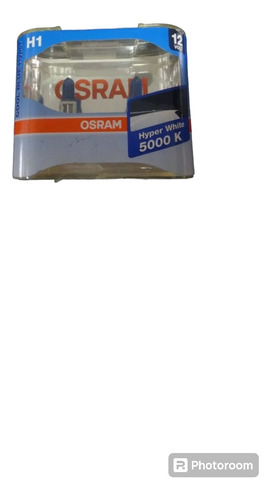 Bombillos H1 Osram 5000k 55w 12v  Hyper White 