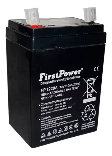 Batería Seca Recargable (12V 9Ah) First Power 9A - MEGATRONICA