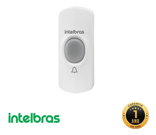 Imagem 1 de 5 de Botão Módulo Externo Para A Campainha Cib 100 Intelbras