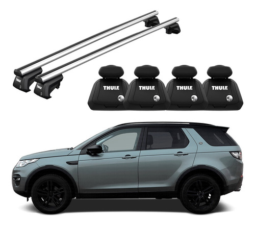 Rack Bagageiro Teto Thule Xt Prata Discovery Sport 2015