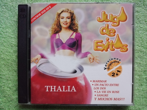 Eam Cd Doble Thalia Jugo De Exitos 1998 Sus Primeros Hits