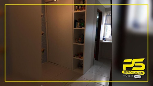 Imagem 17 de 19 de Cobertura Com 4 Dormitórios À Venda, 97 M² Por R$ 480.000 - Bessa - João Pessoa/pb - Co0134