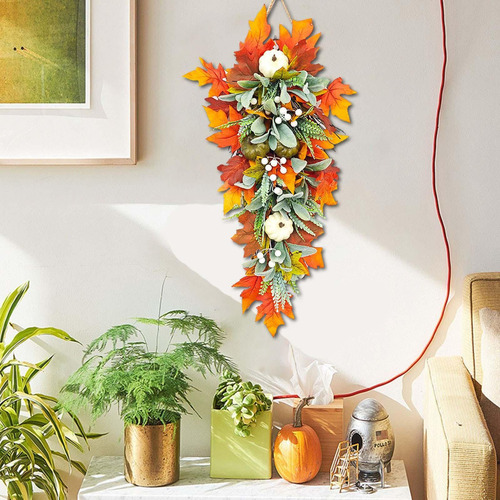 Guirnalda De De Otoño, Guirnalda De Pared Artificial Para
