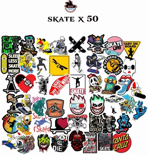 Stickers Calcomanias Pegatinas Skate Patineta Roller 50